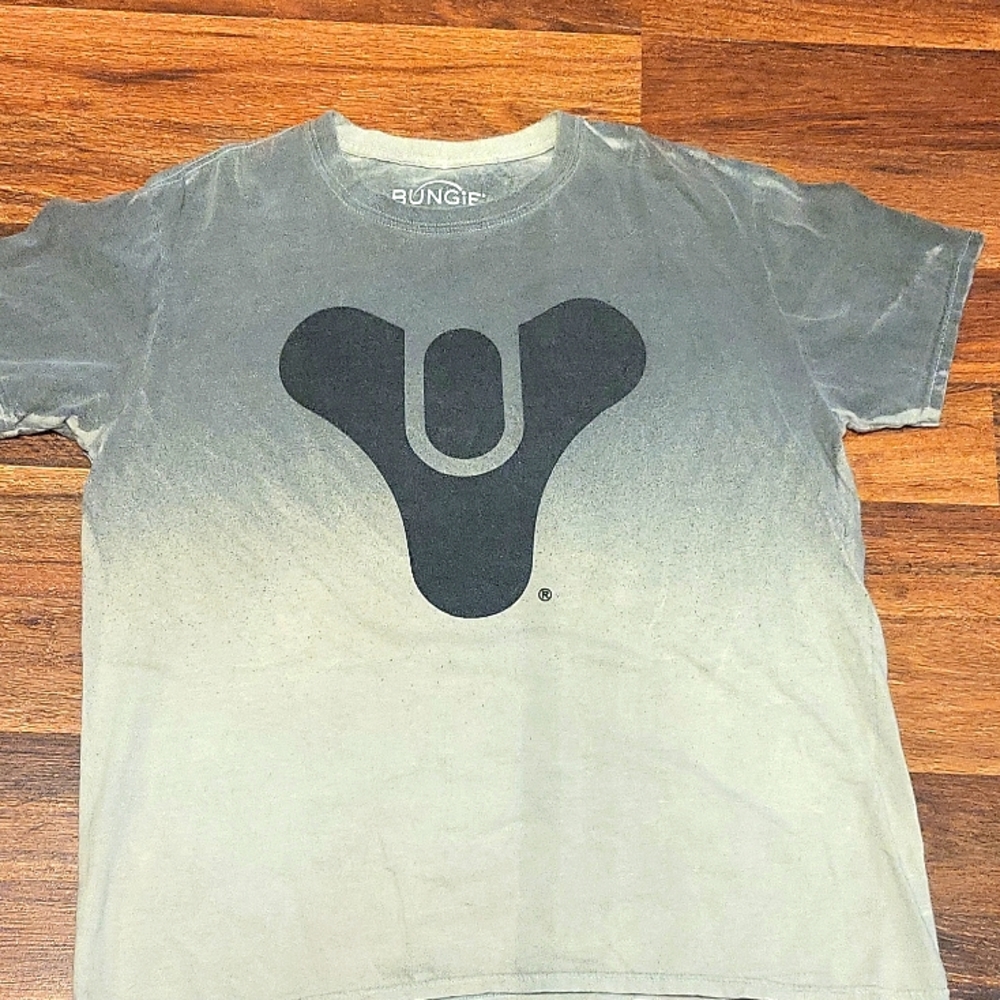 Bungie short sleeved mens umbre med shirt